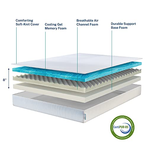 12 Inch Cooling Gel Memory Foam Queen Size Mattress Q448